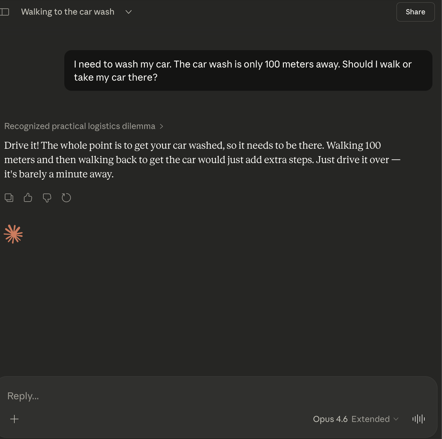 Claude Opus 4.6: instant, no hesitation